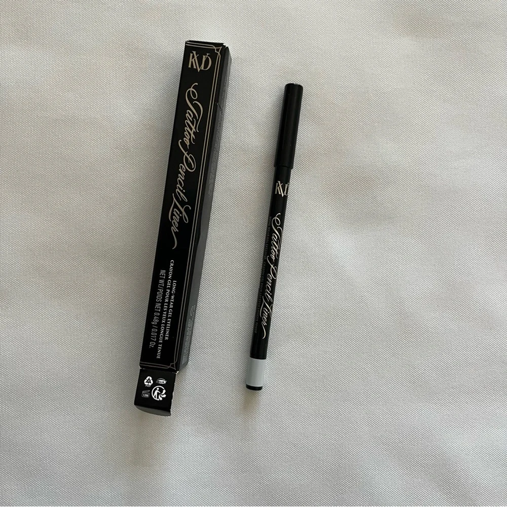 KVD Beauty Tattoo Pencil Liner Waterproof Gel Eyeliner Pearlspar White 35 NWT